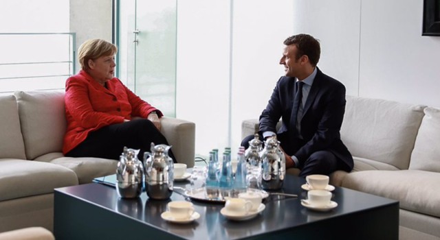 Макрон и Меркель: союз,
